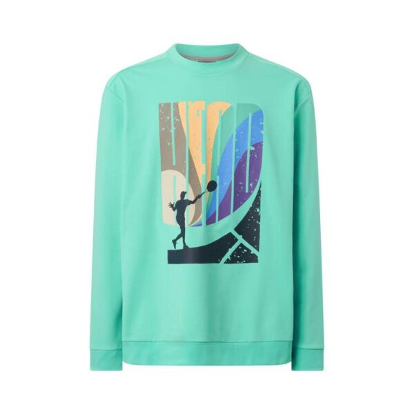 RALLY Crewneck Men Turkusowy